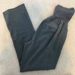 Grey maternity pants